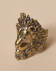 Lion Head Ring