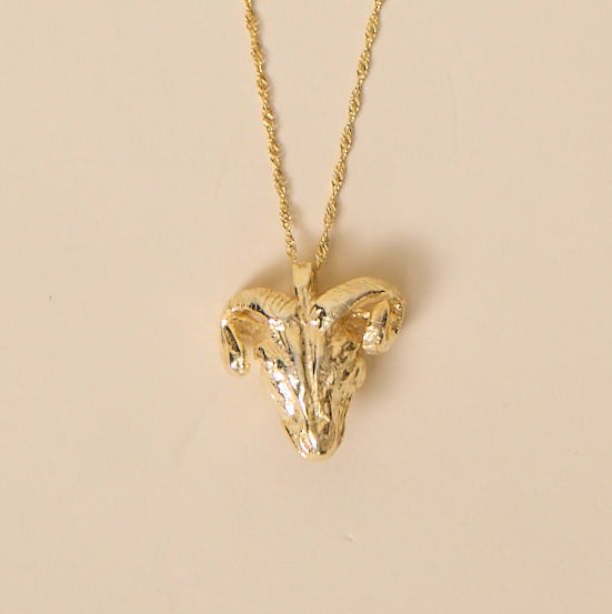 Ram Head Necklace