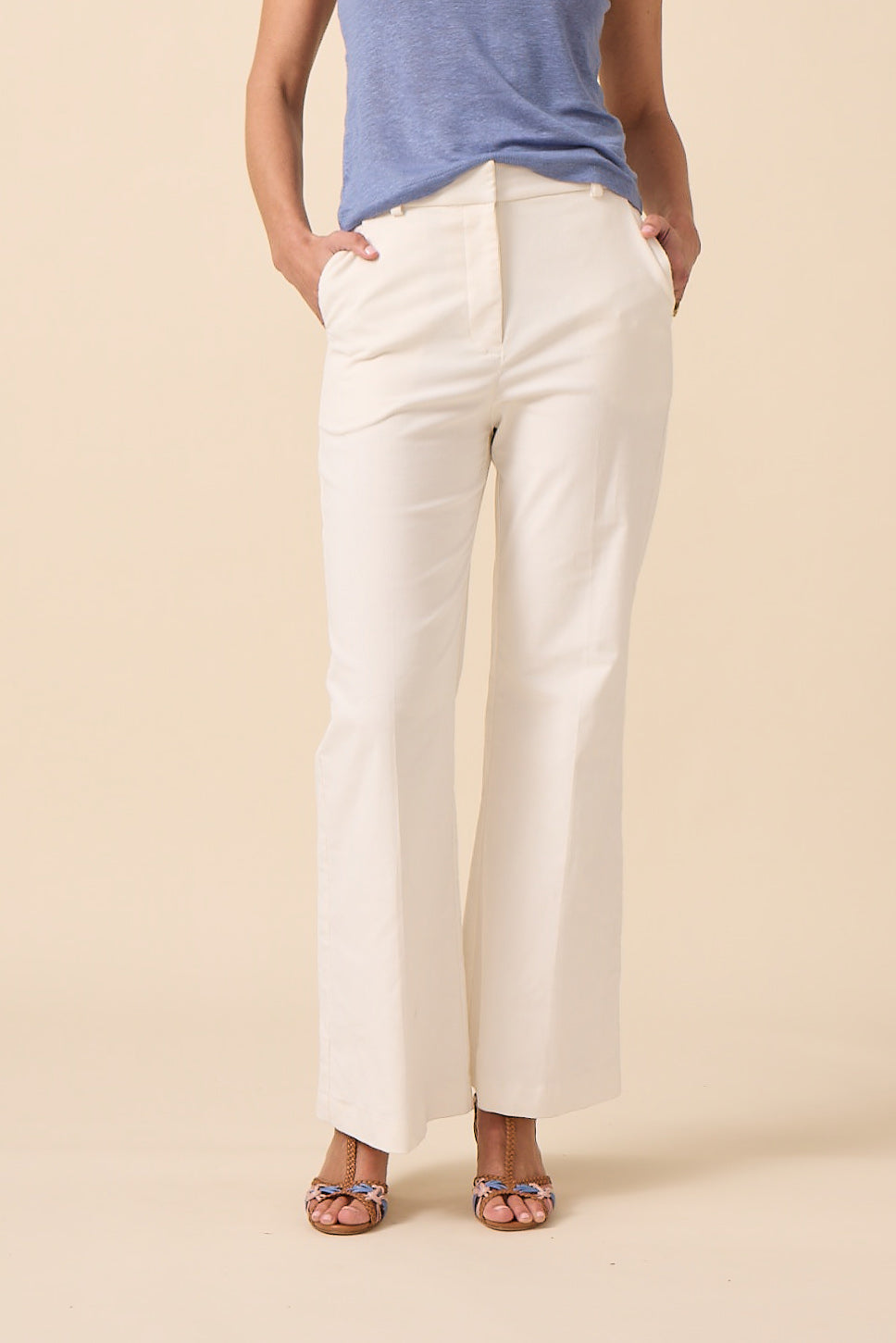 F L A T I R O N Jeans White Corduroy – The F L A T I R O N Label