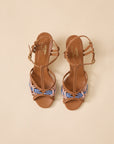 Hand Woven Multi Shoe Tan