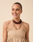 Love Link Choker - Tortoise Shell