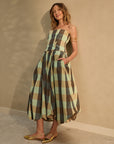 Flatiron Bustier Check Mint
