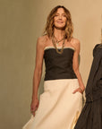 Flatiron Bustier Black