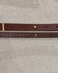 Belmont Belt Chocolate Leather