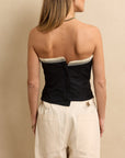 Flatiron Bustier Black