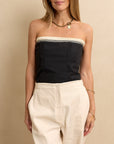 Flatiron Bustier Black
