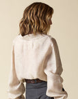 Loose Collar Shirt Natural