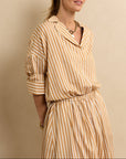 Ever Easy Shirt Gold Stripe
