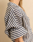 Ever Easy Shirt Navy Stripe