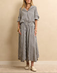 Ever Easy Shirt Navy Stripe