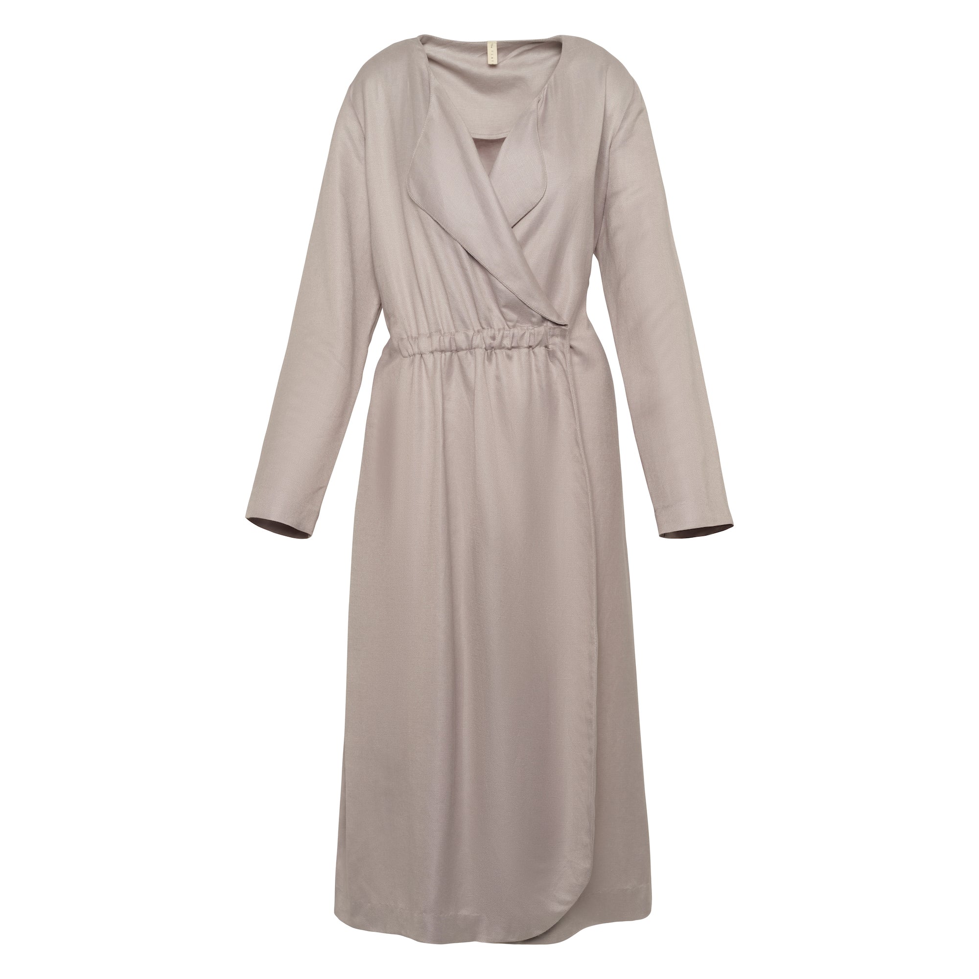 Hepburn Dress Silver Linen