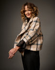 The Oxford Jacket Grand Check Boucle