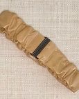 Ruched Belt Leather