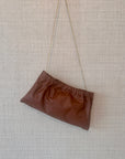 Ruched Shoulder Bag - Milk Chocolate