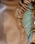 Ruched Shoulder Bag - Milk Chocolate
