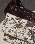 Petrichor Fold Over Clutch Birch Print