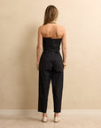 Strapless Jumpsuit Black