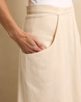 Pocket Skirt Cream
