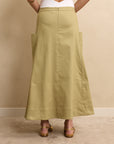 Pocket Skirt Moss