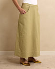Pocket Skirt Moss