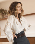 Loose Collar Shirt Natural