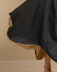 Petal Skirt Black/Camel