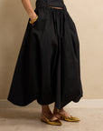 Petal Skirt Black/Camel