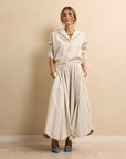 Petal Skirt Concrete/Sage