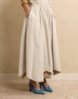 Petal Skirt Concrete/Sage