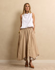 Petal Skirt Concrete/Sage