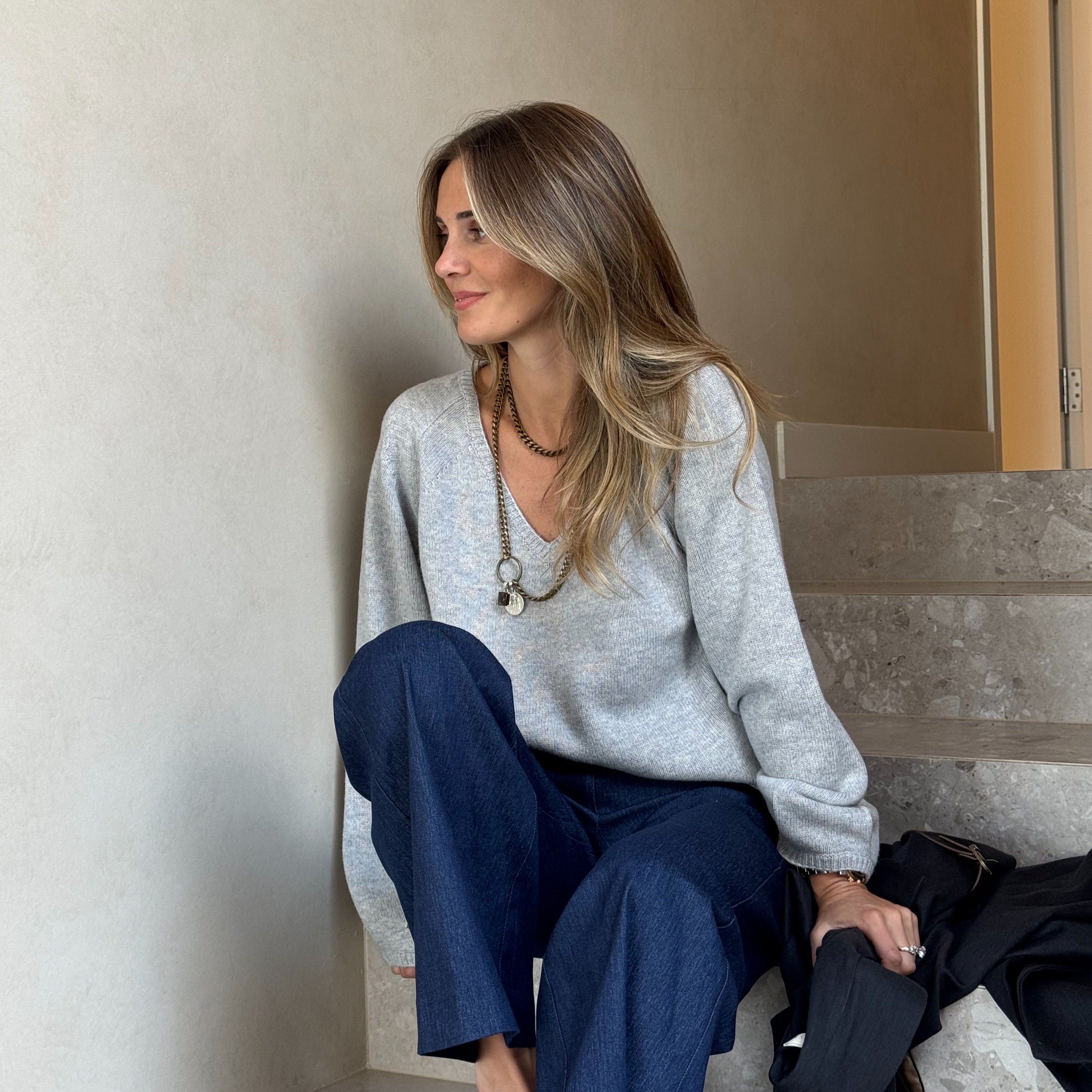 Cashmere Silk Wool Sweater