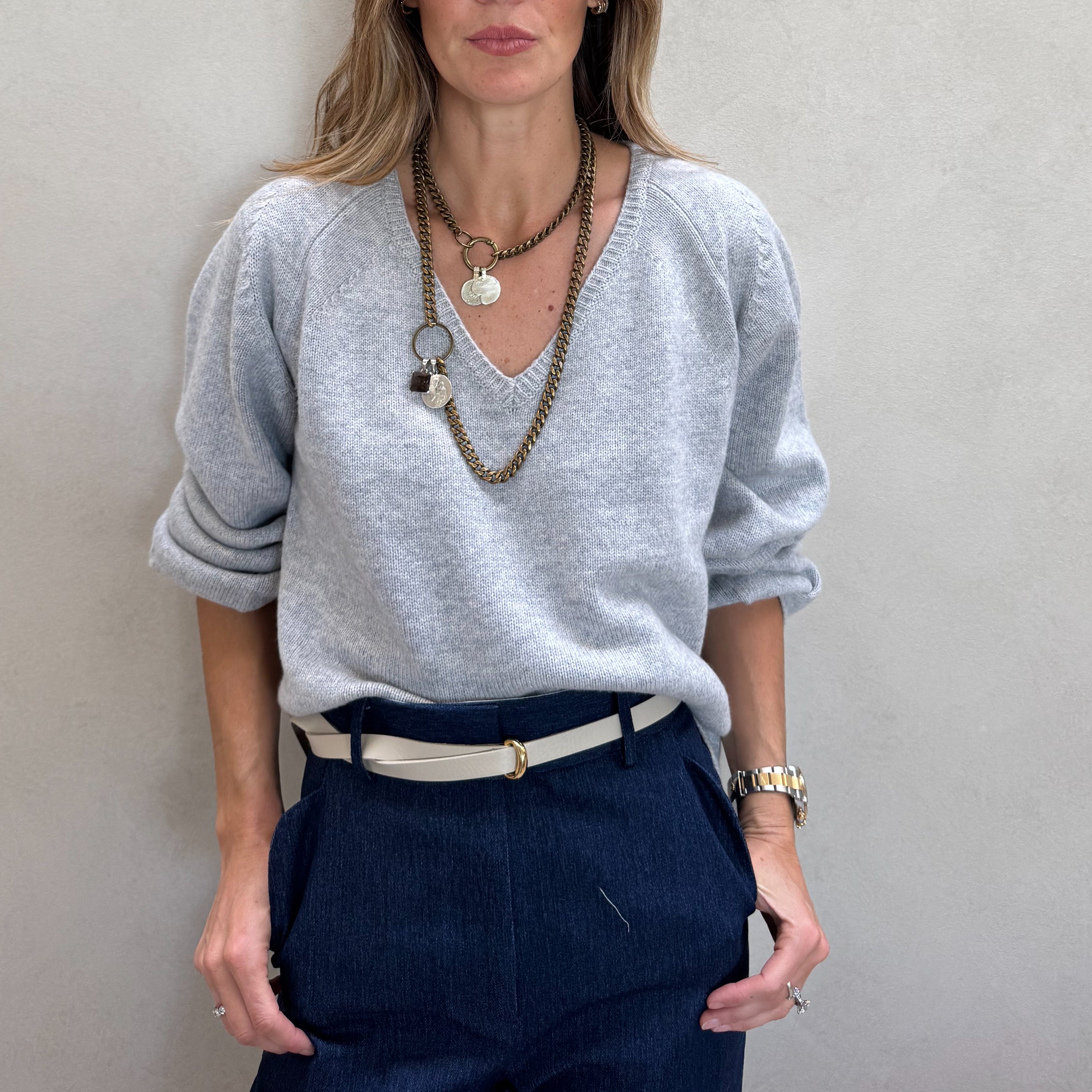 Cashmere Silk Wool Sweater