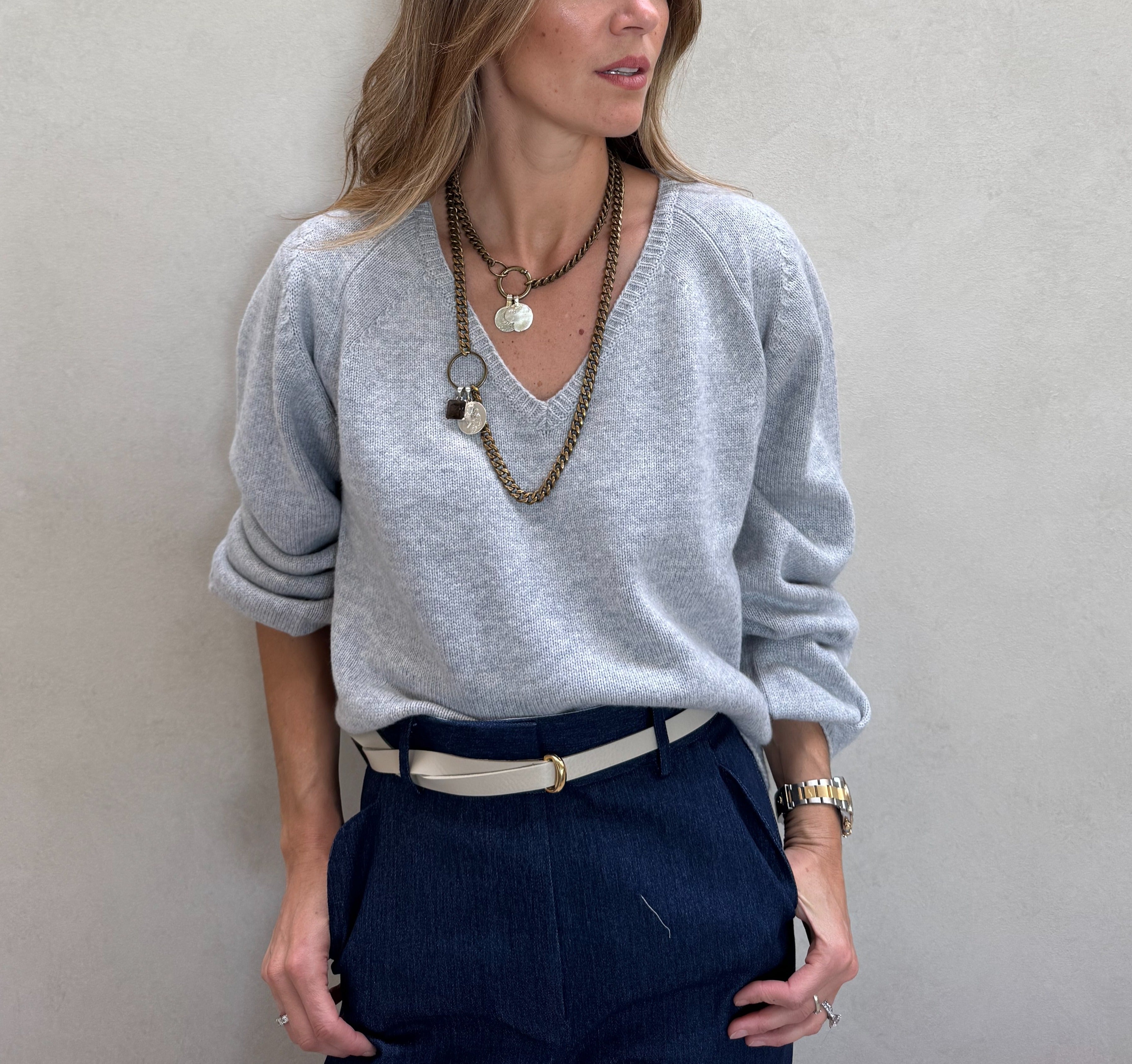 Cashmere Silk Wool Sweater