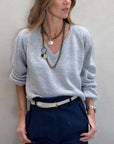Cashmere Silk Wool Sweater