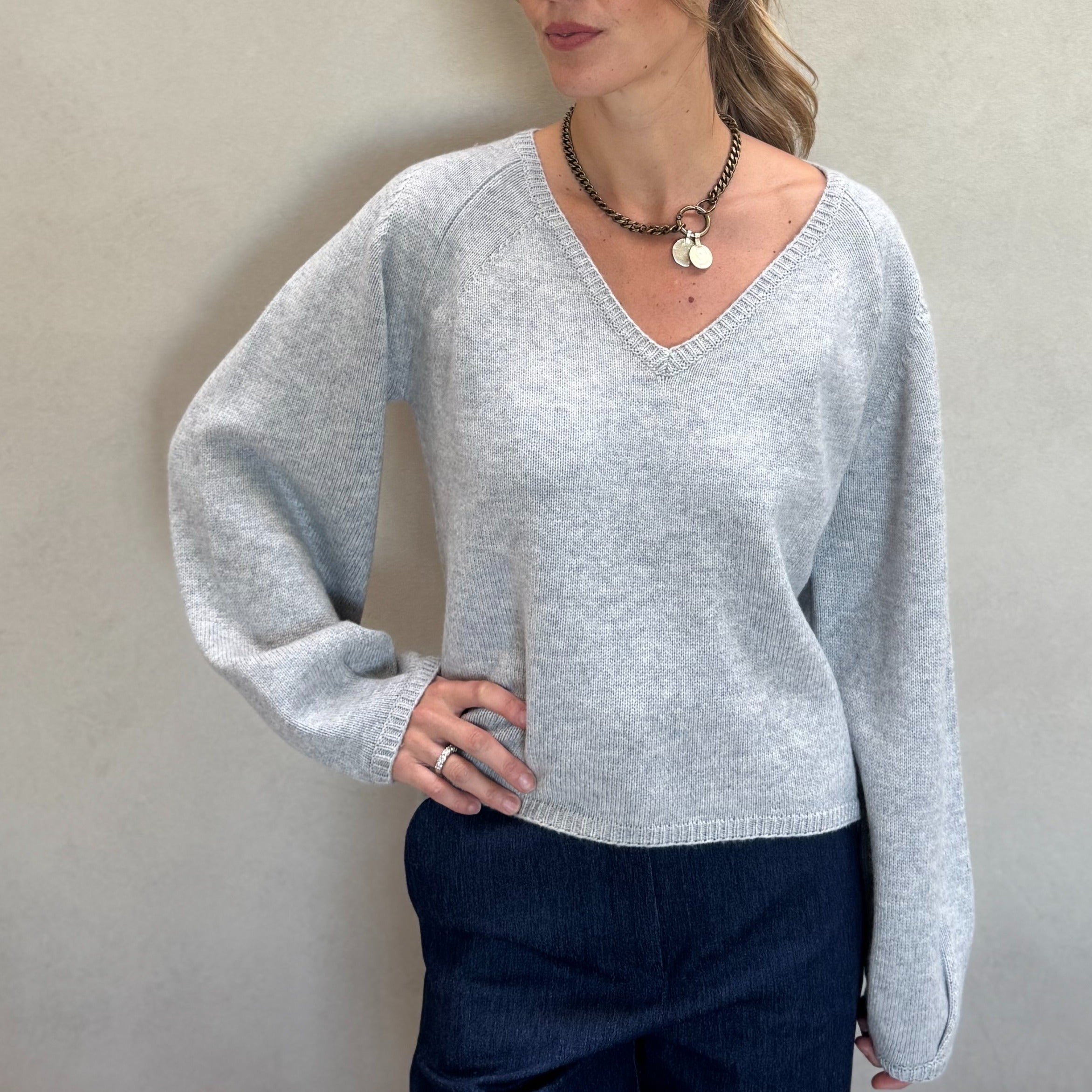 Cashmere Silk Wool Sweater