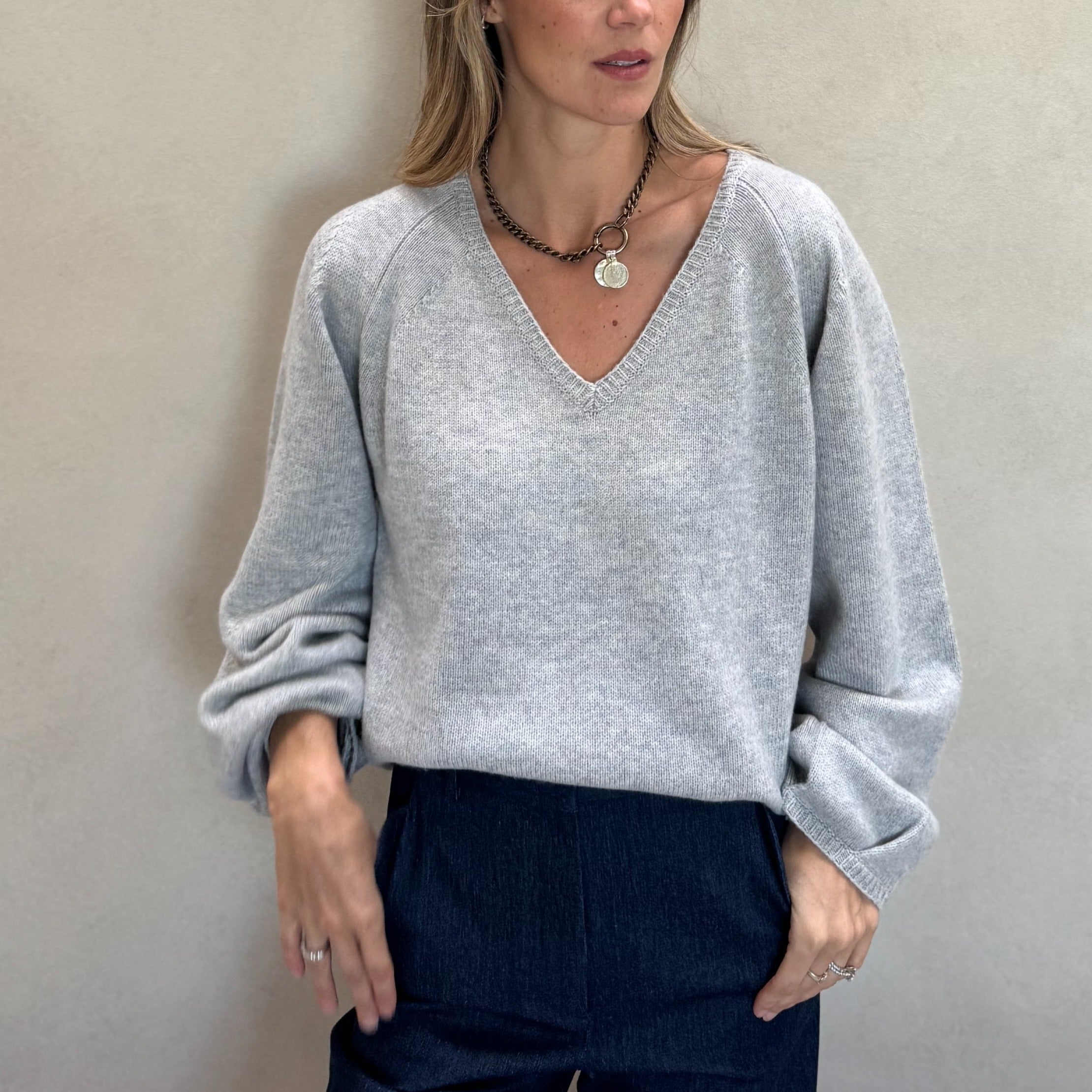 Cashmere Silk Wool Sweater