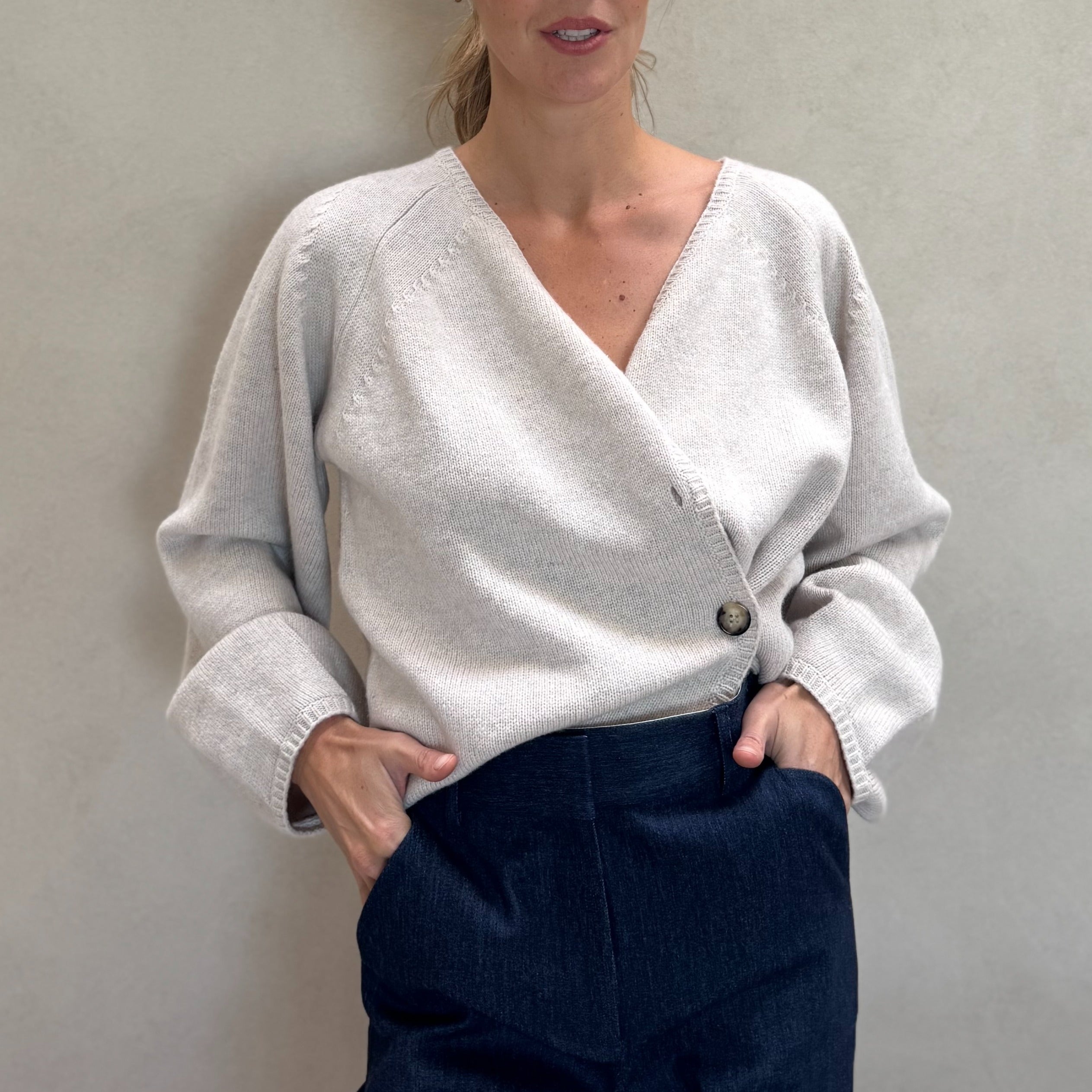 Cashmere Silk Wool Cardigan