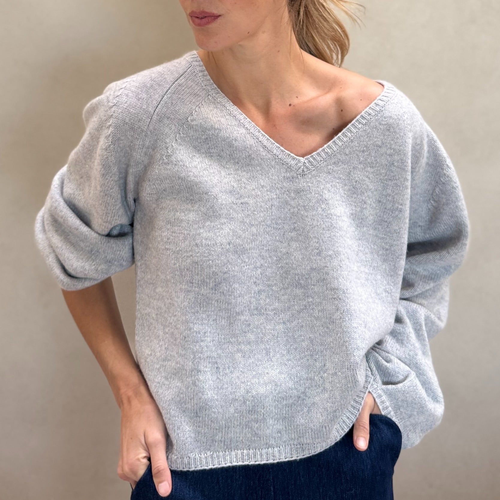 Cashmere Silk Wool Sweater