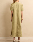 Maxi Shirt Dress Moss