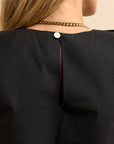 Cap Sleeve Top Black