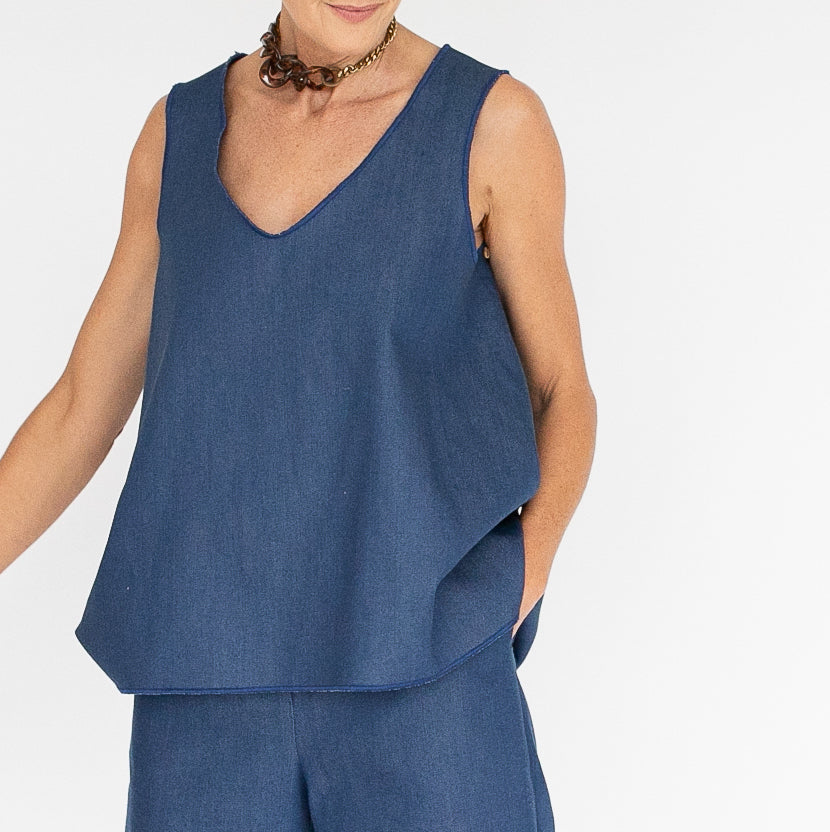 Liberta Top Denim