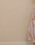 Maxi Shirt Dress Rust Floral