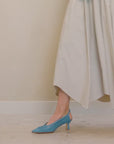 Hand Woven Slingback True Blue