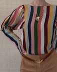 Long Cuff Shirt Stripe