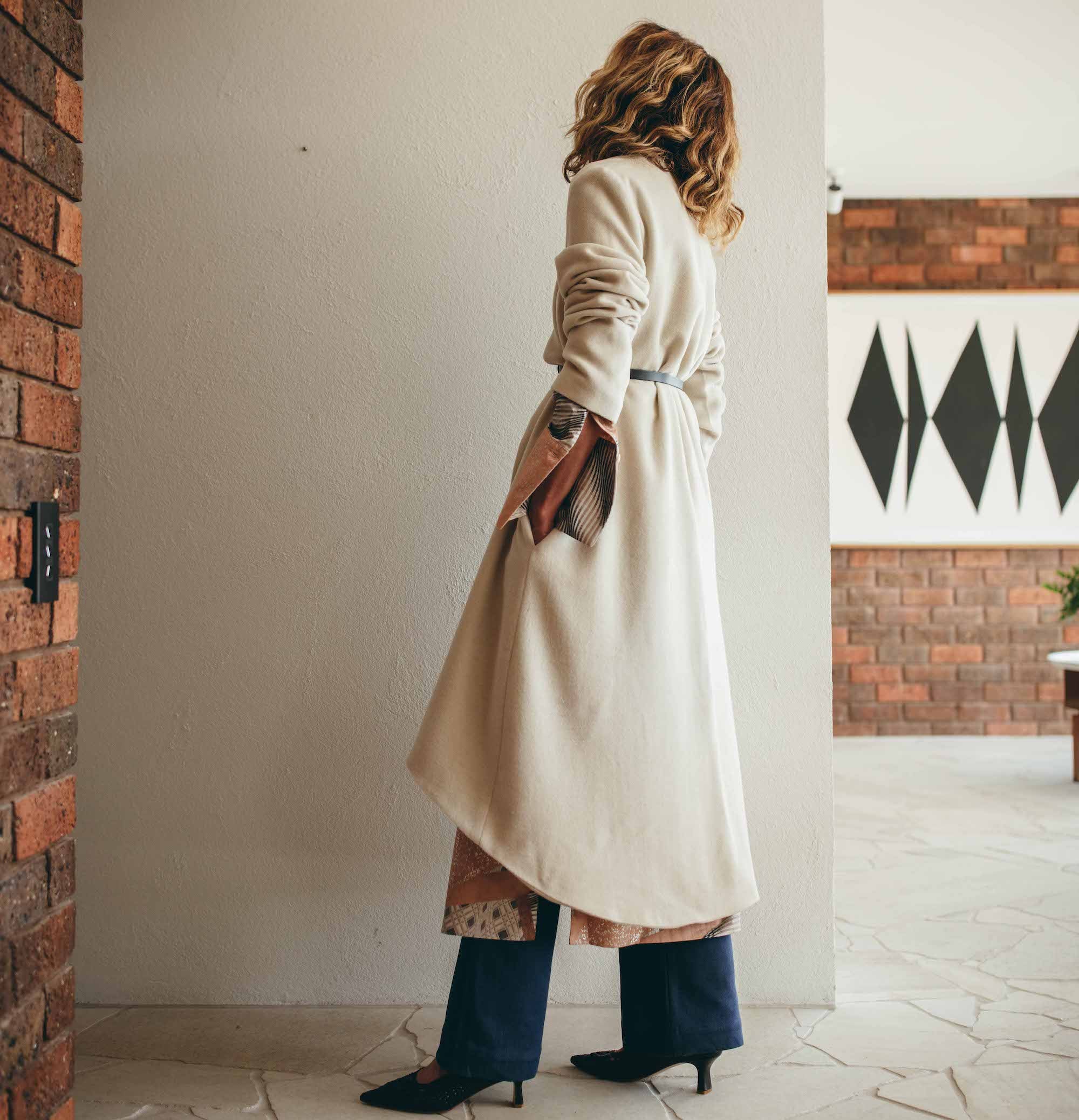 Lauren Coat Natural Wool