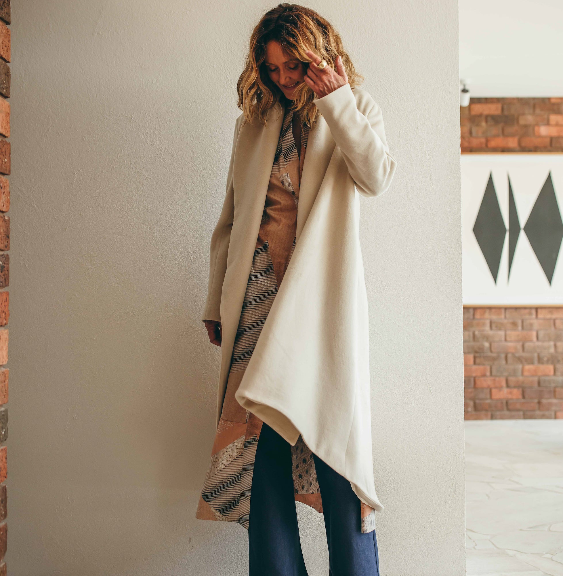 Lauren Coat Natural Wool