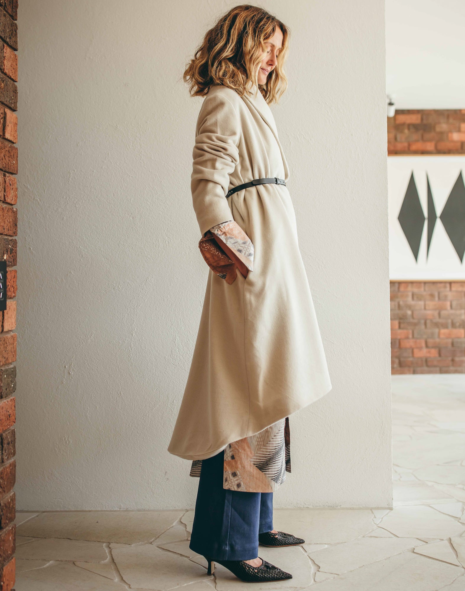 Lauren Coat Natural Wool