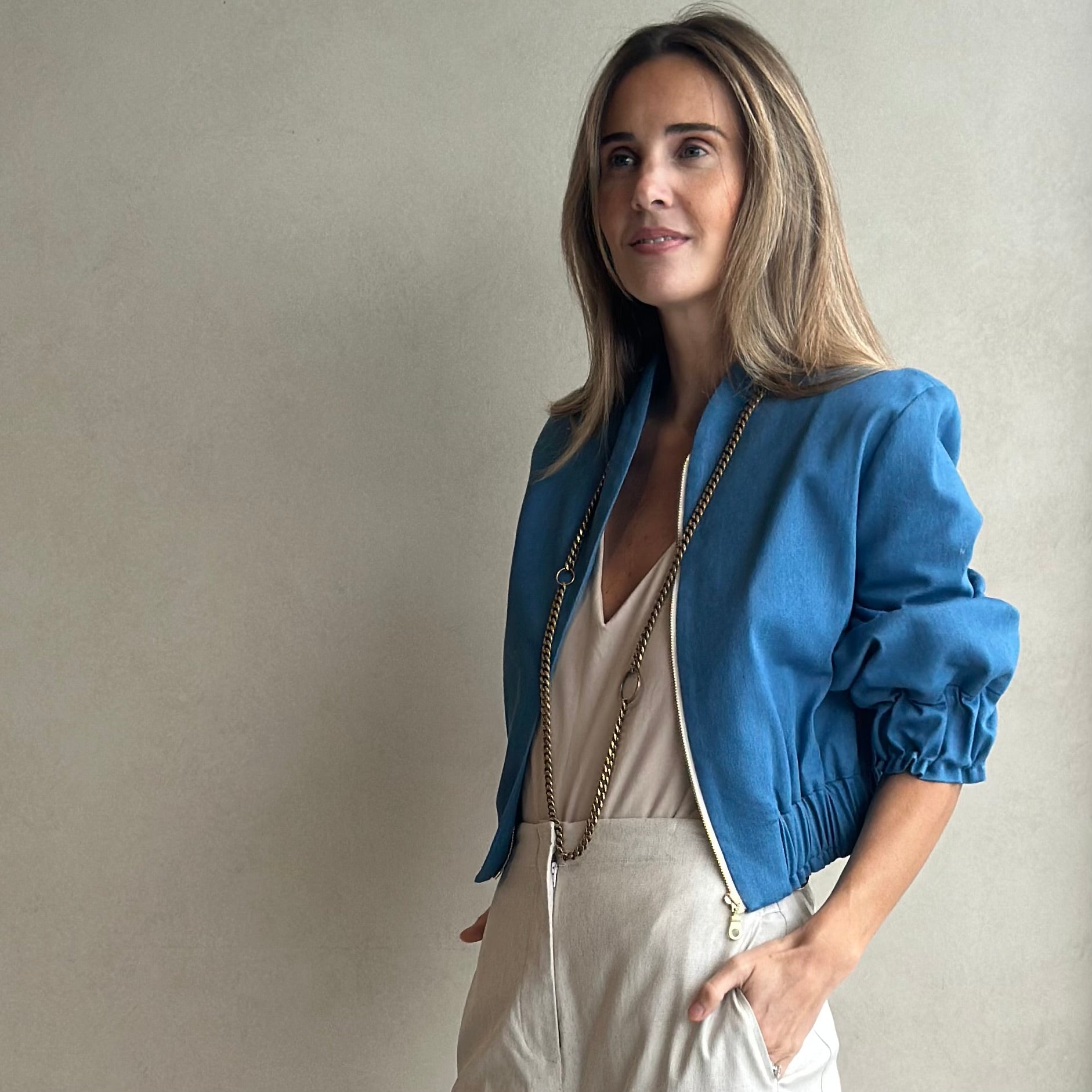 The TFL Bomber Chambray