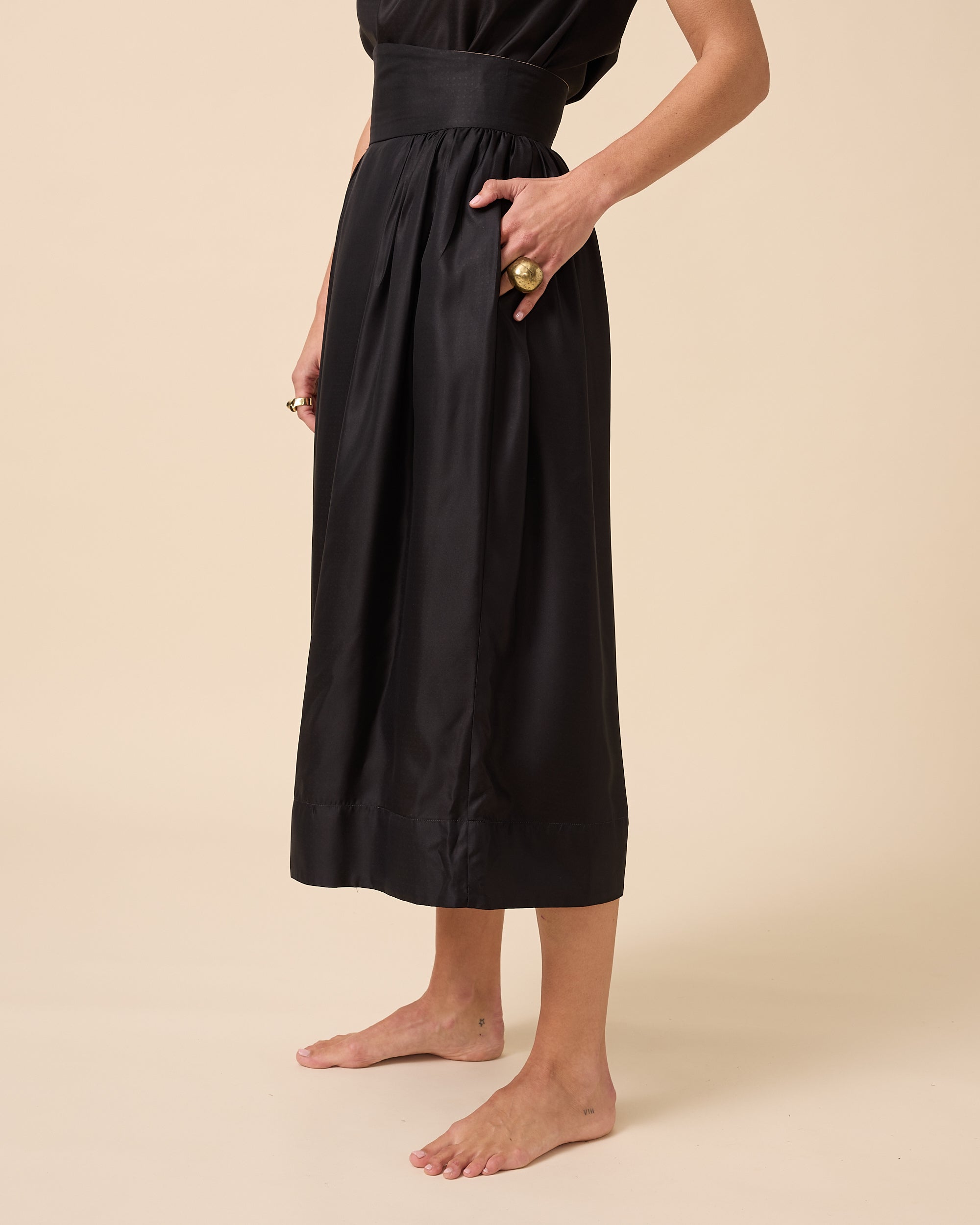 The Sunset Skirt Black