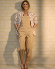 Strapless Jumpsuit Fawn
